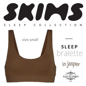 SKIMS Sleep Collection Bralette in Jasper size Small